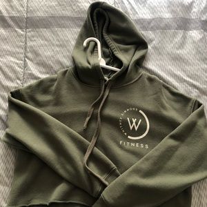 Olive Whitney Simmons Fitness Hoodie